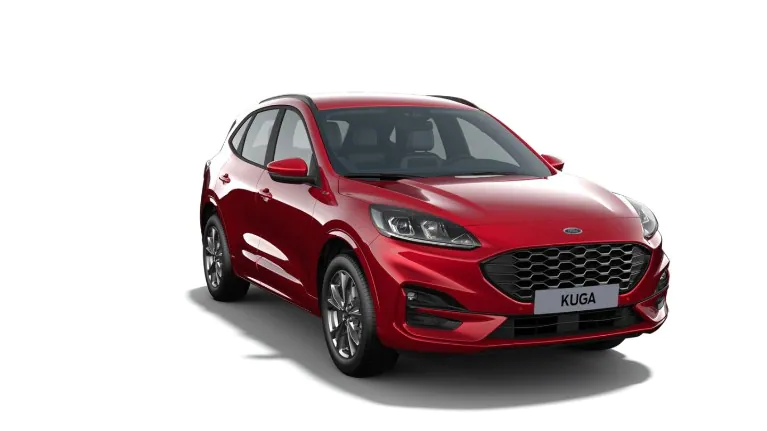 Ford Kuga Titanium Duratec Hybrid Flexifuel (FHEV E85) à 299€/mois(1) 1 Ford Kuga Titanium Duratec Hybrid Flexifuel (FHEV E85) à 299€/mois(1)