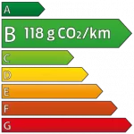 Label energetique B 118g CO2/Km